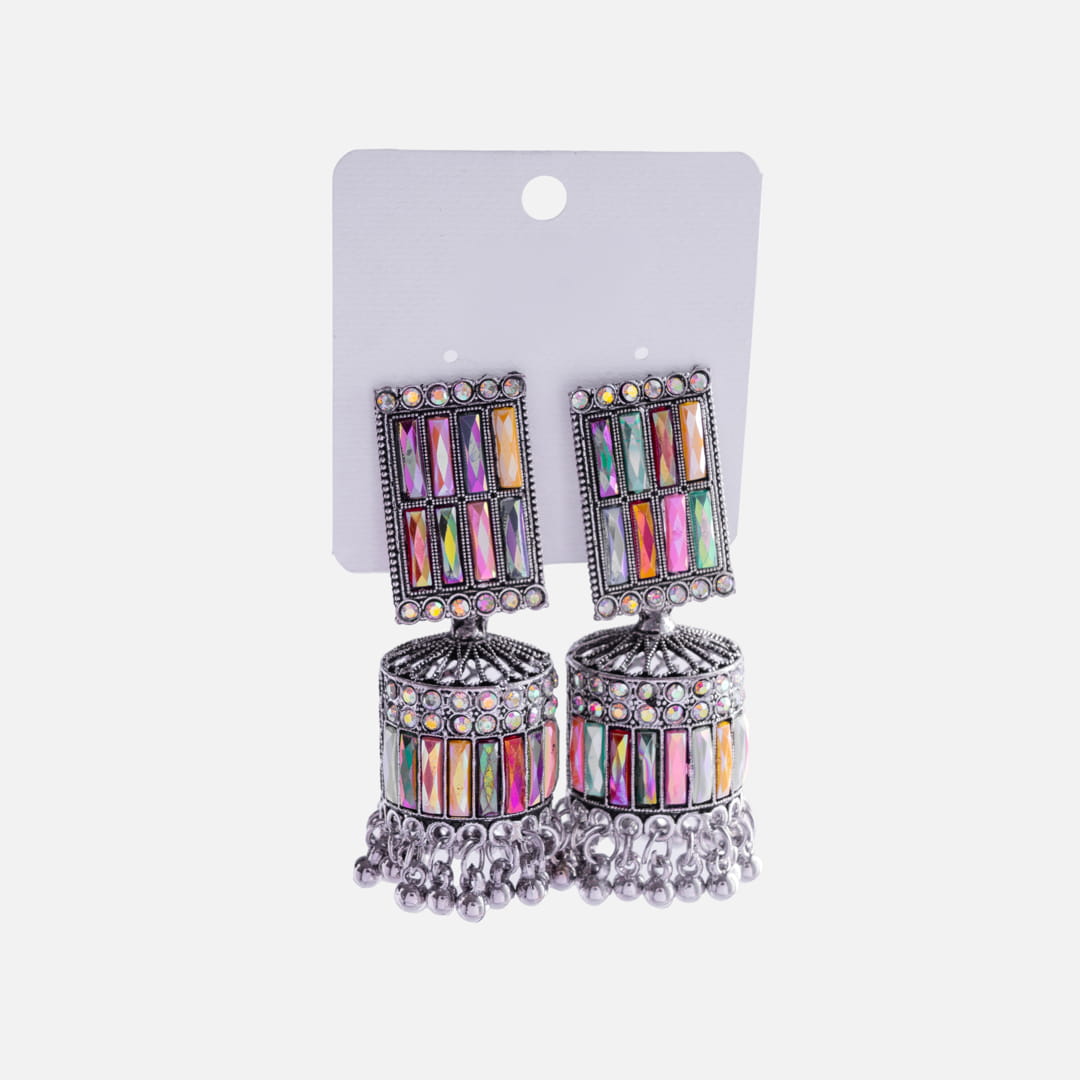 Vibrant Multicolor Jhumka Earrings