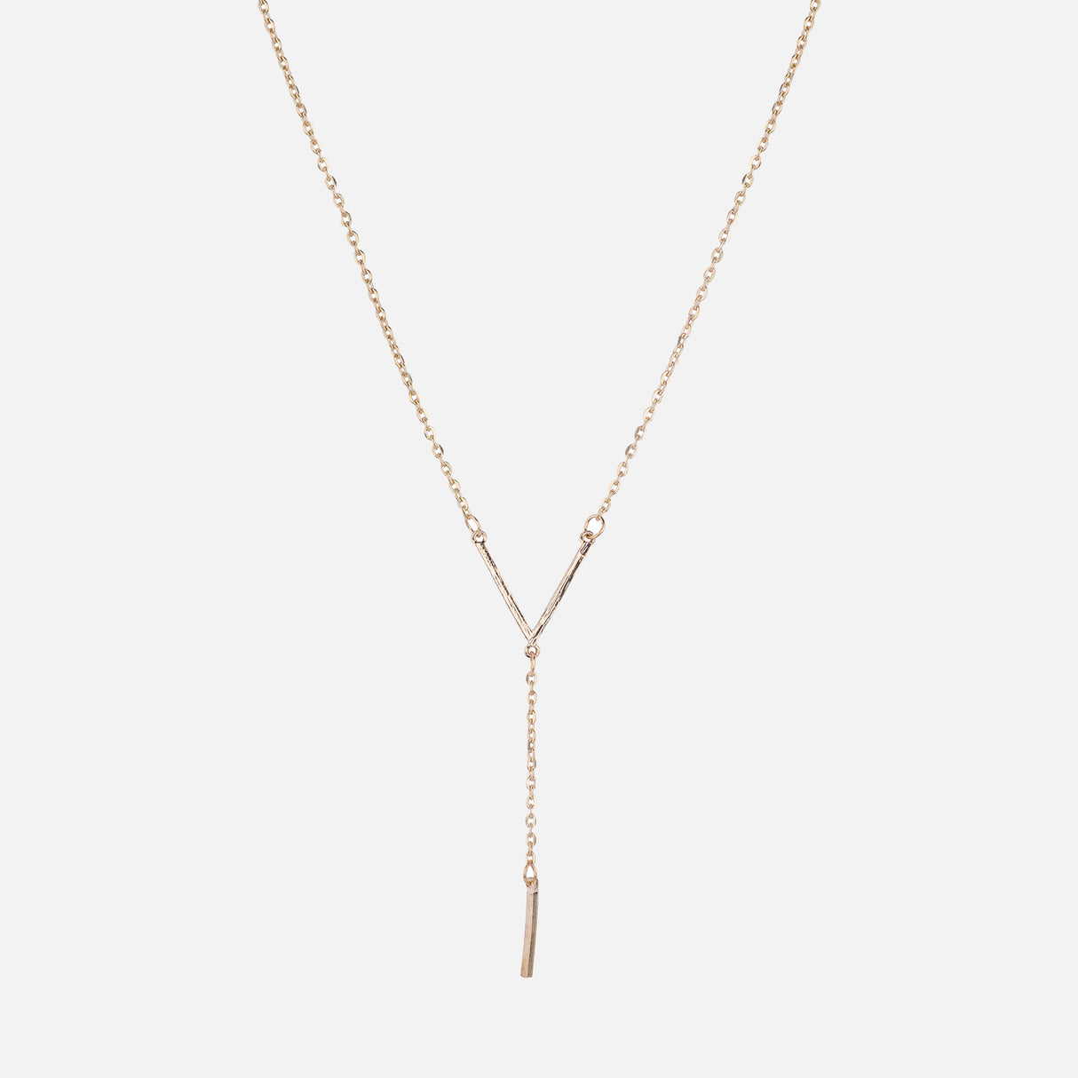 Minimalist Y-Shape Bar Necklace