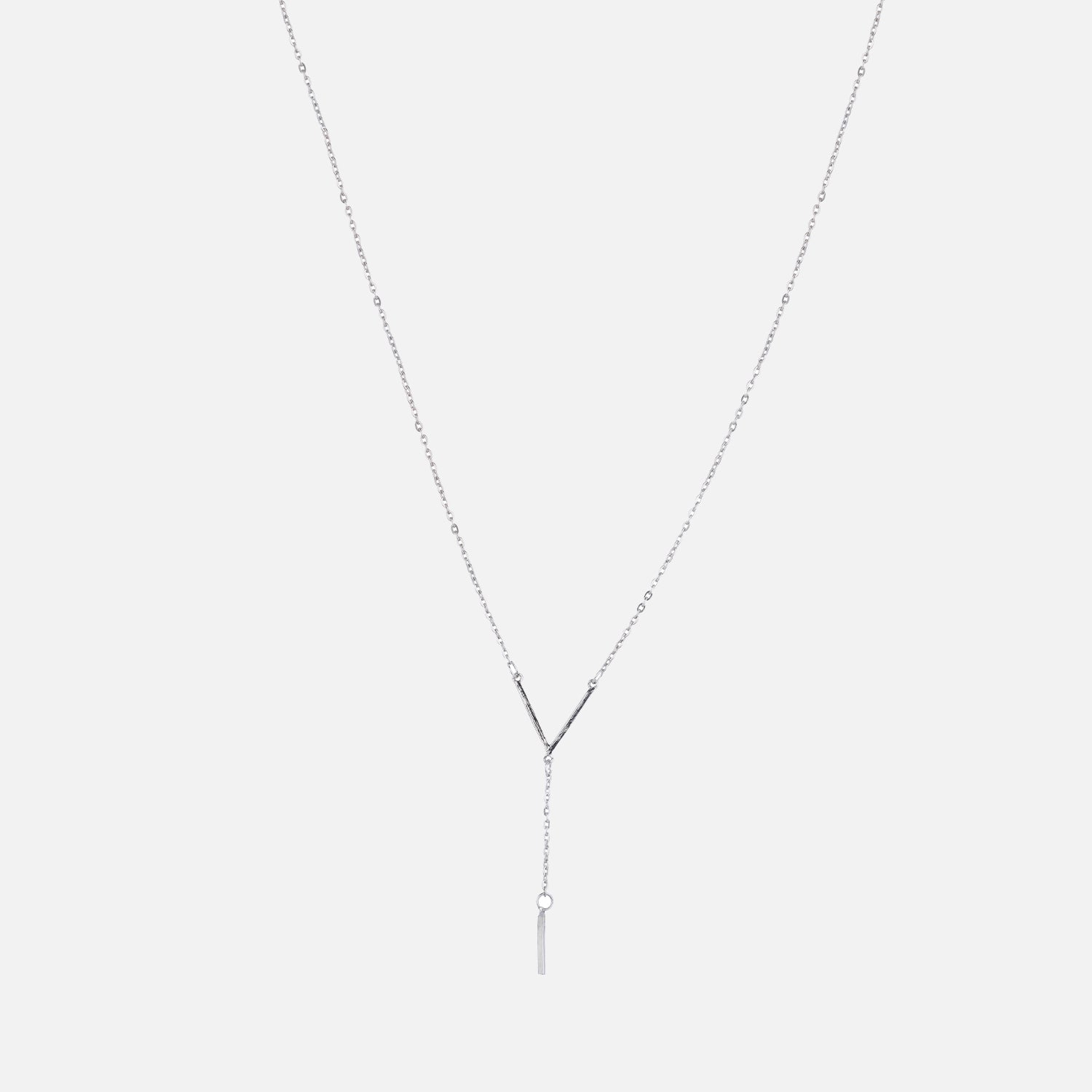 Minimalist Y-Shape Bar Necklace