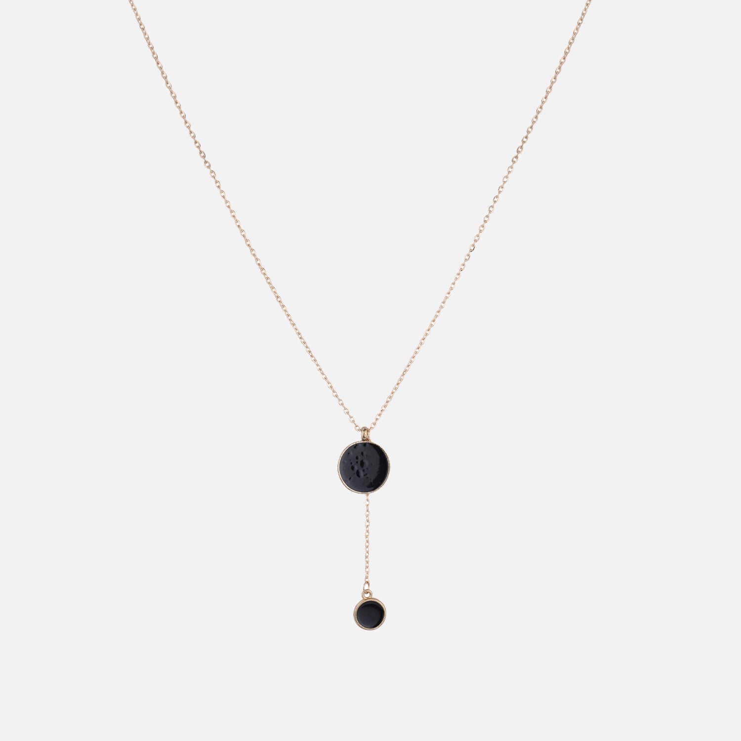 Double Pendant Y-Necklace