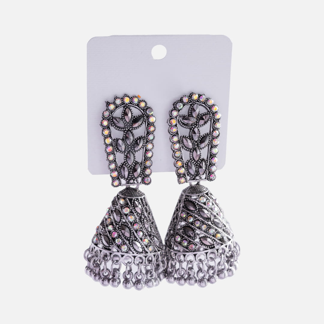 Elegant Arch Jhumka Earring