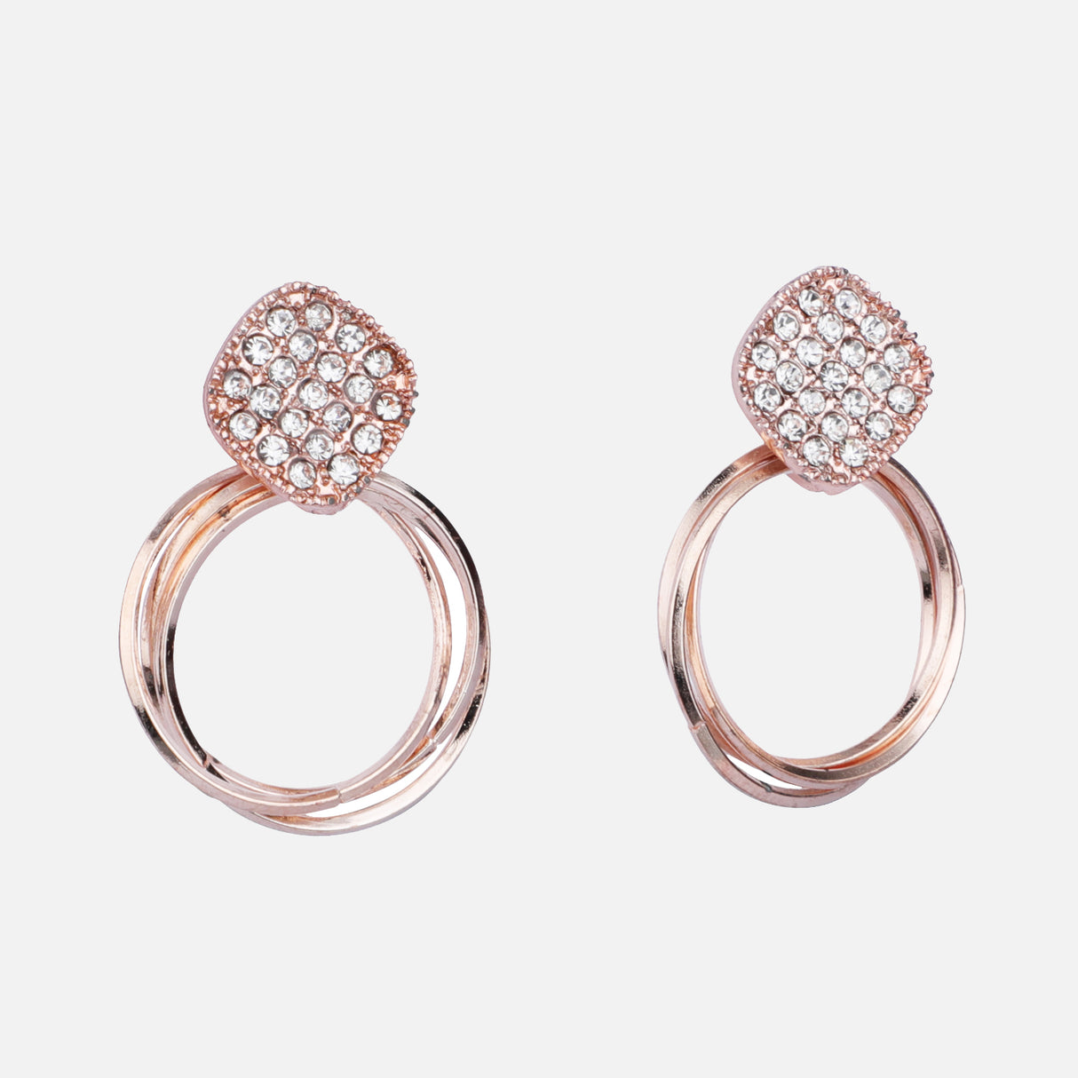 Crystal Hoop Earrings