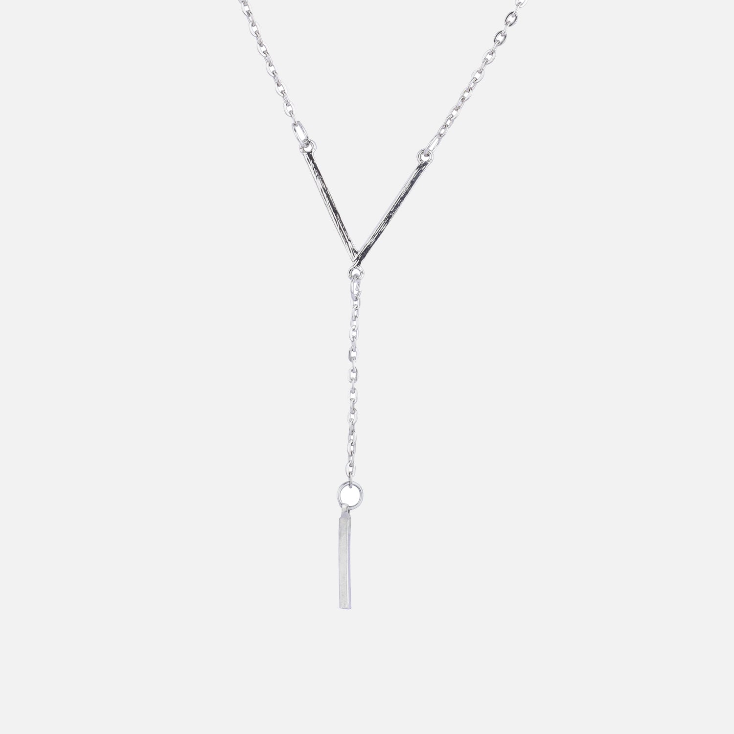 Minimalist Y-Shape Bar Necklace