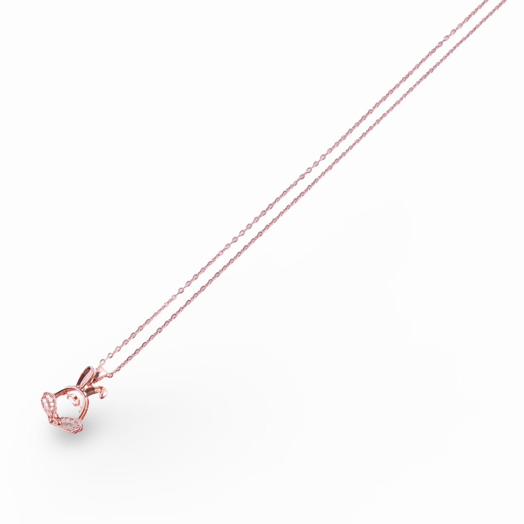 Rose Gold Bell-Shaped Chain Pendant