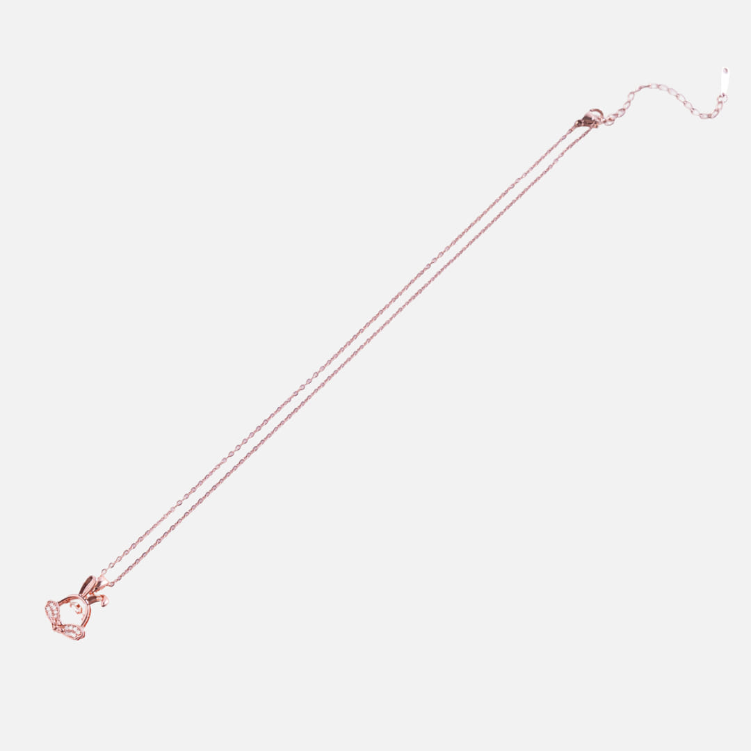 Rose Gold Bell-Shaped Chain Pendant