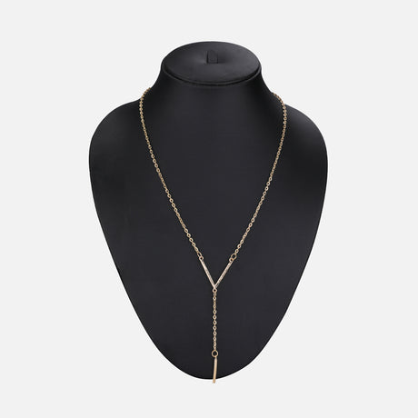 Minimalist Y-Shape Bar Necklace