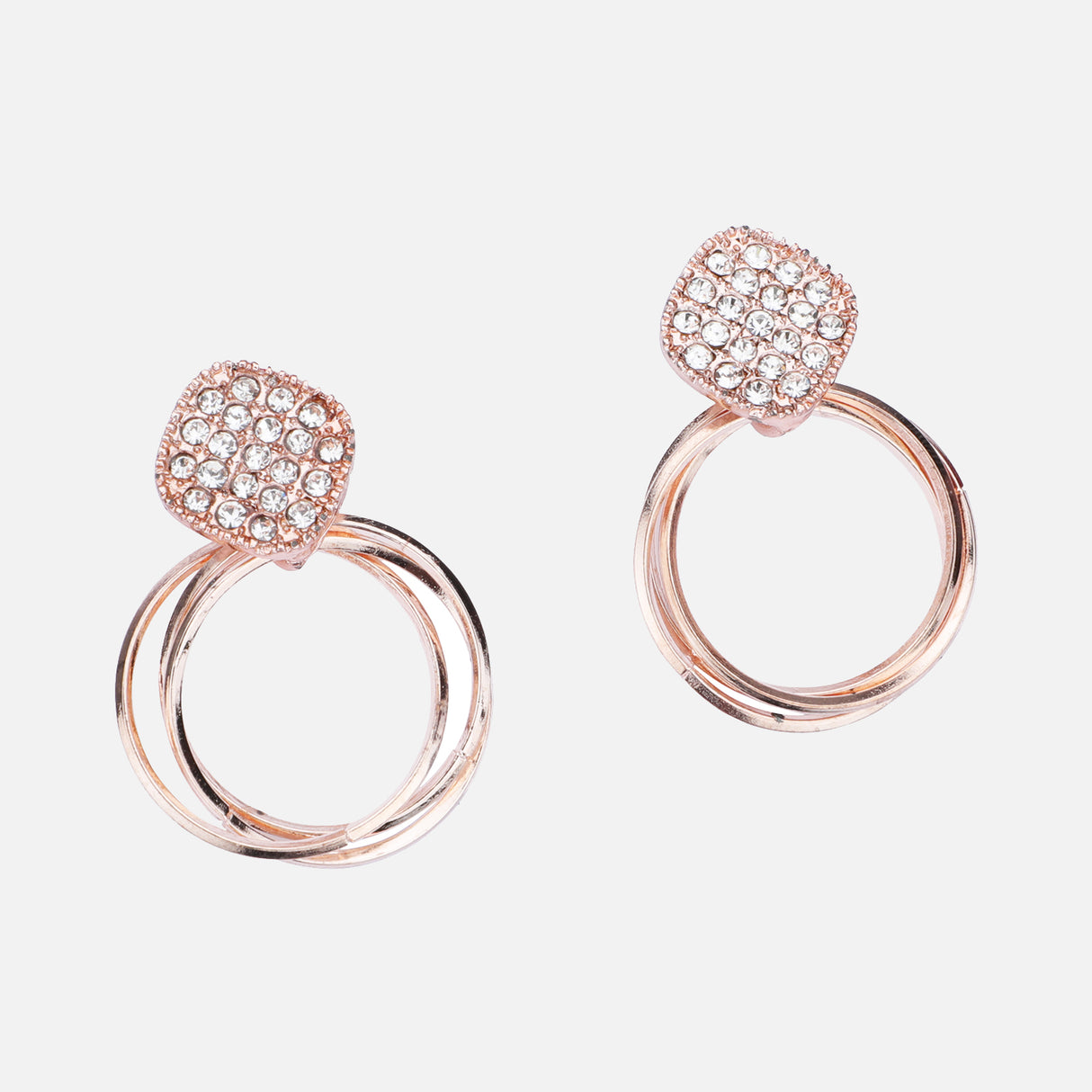 Crystal Hoop Earrings