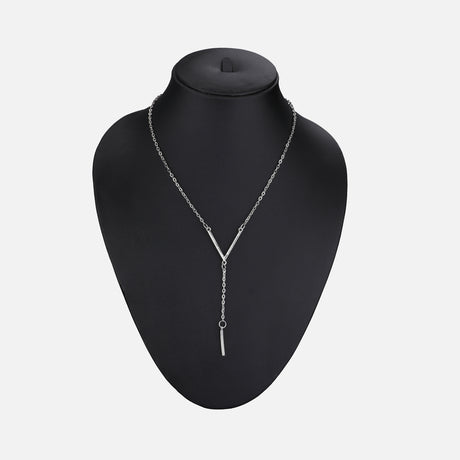 Minimalist Y-Shape Bar Necklace