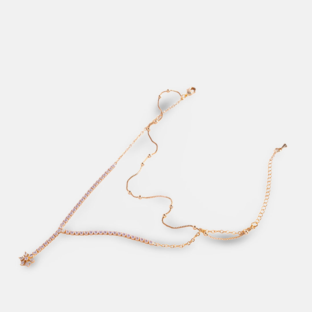 Delicate Floral Anklet