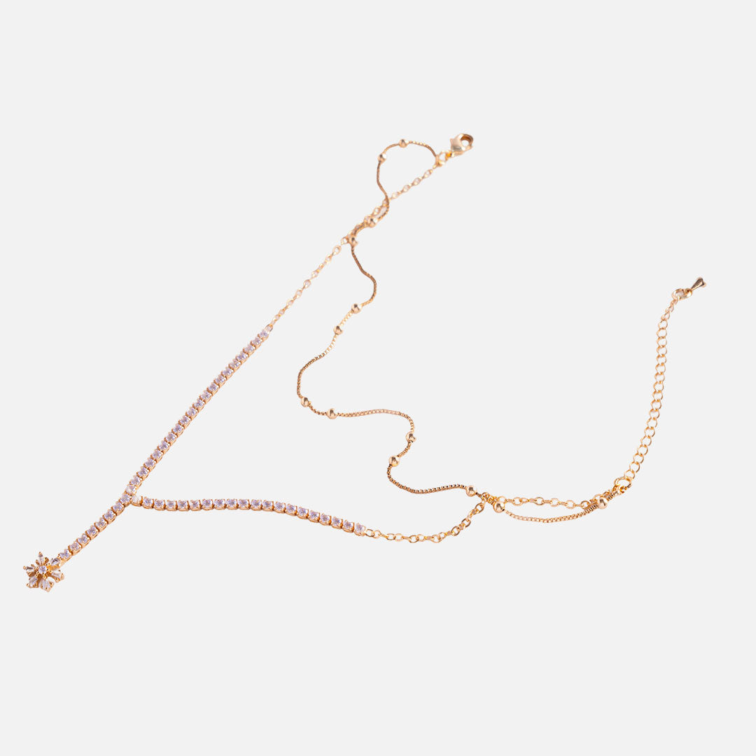 Delicate Floral Anklet