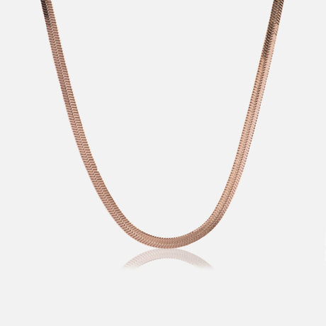 Rose Gold Snake Chain Necklace