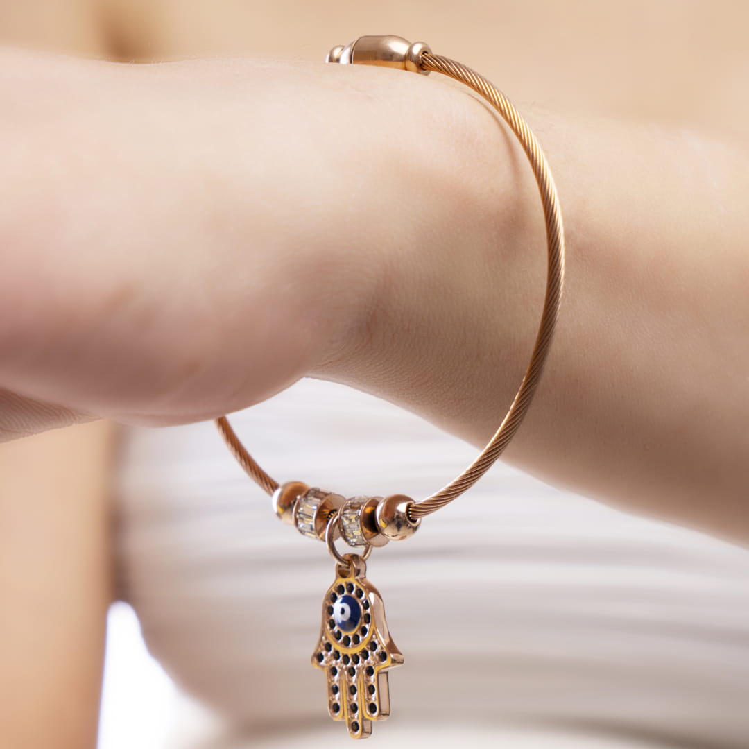 Hamsa Charm Bracelet