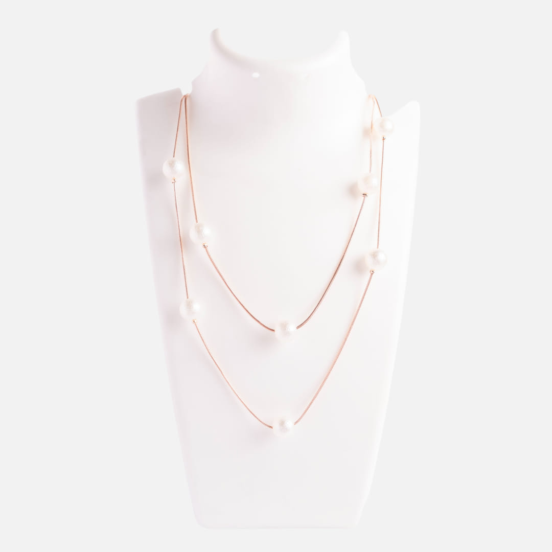 Minimalist Double-Layer Pearl Necklace