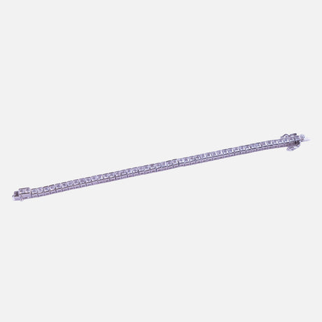 Sleek Crystal Tennis Bracelet