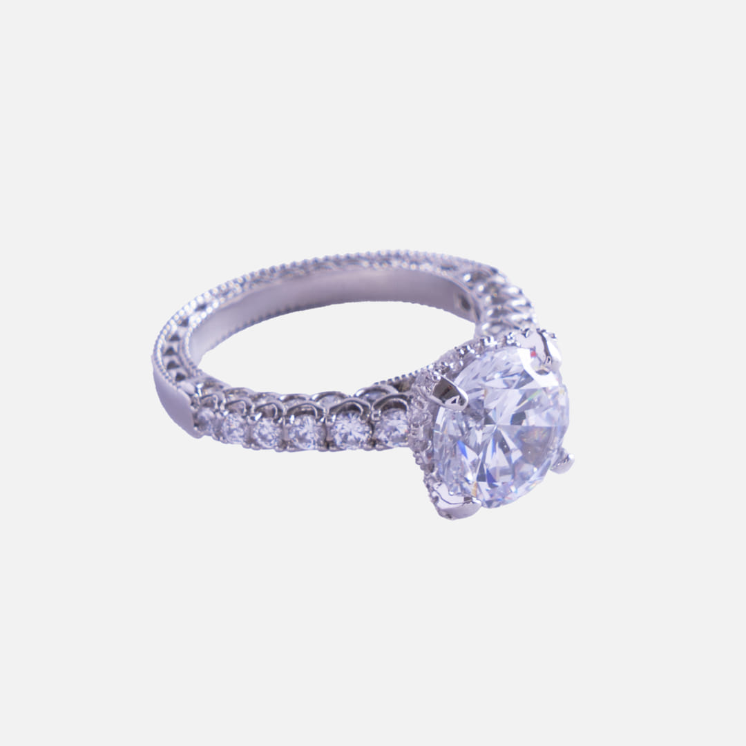 Classic Elegance American Diamond Ring Set