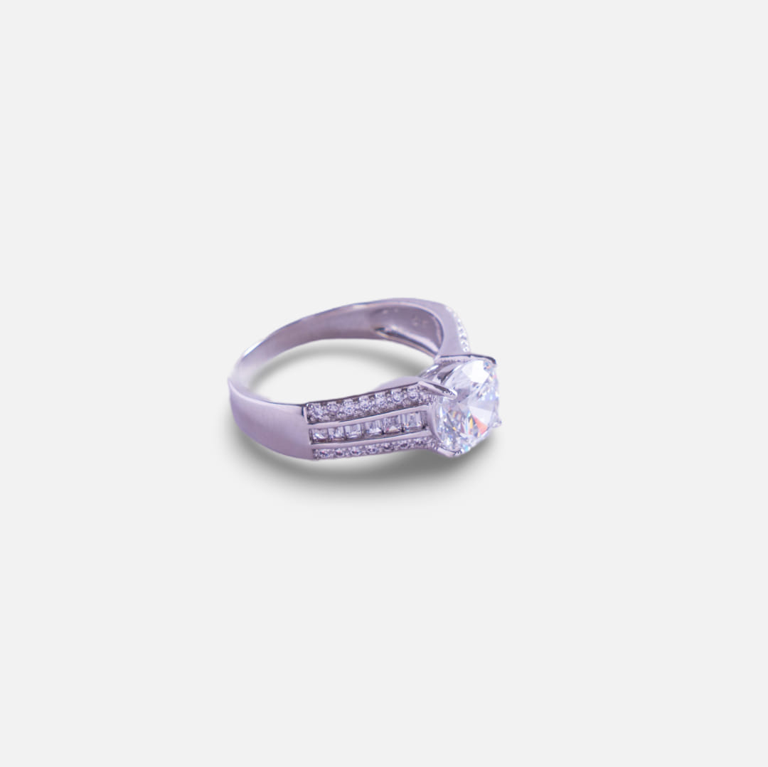 Regal Brass Splendor American Diamond  Ring