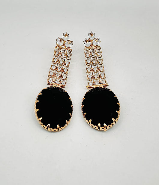 Oval Drop Earrings