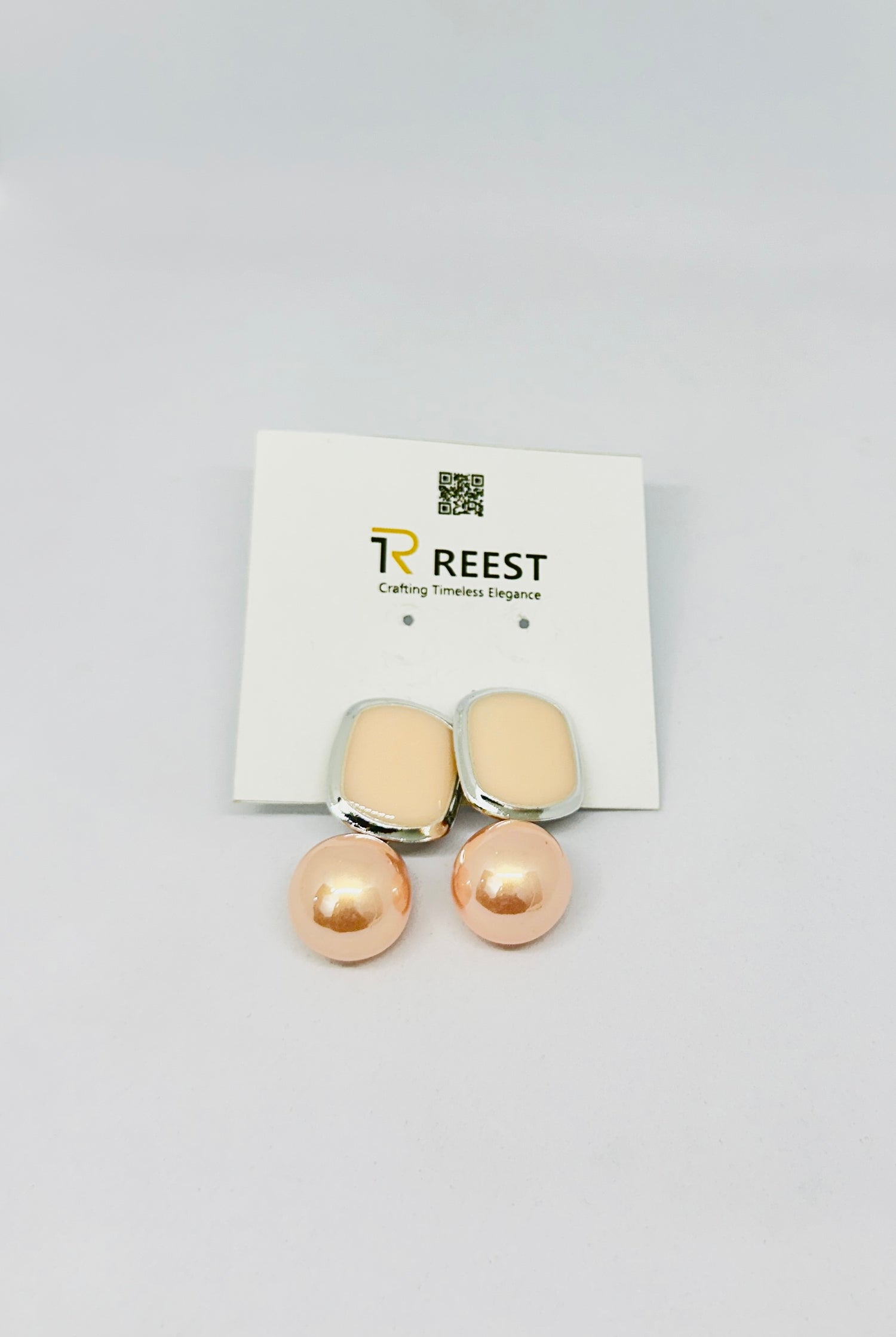 Minimalist Dual-Tone Drop Earrings
