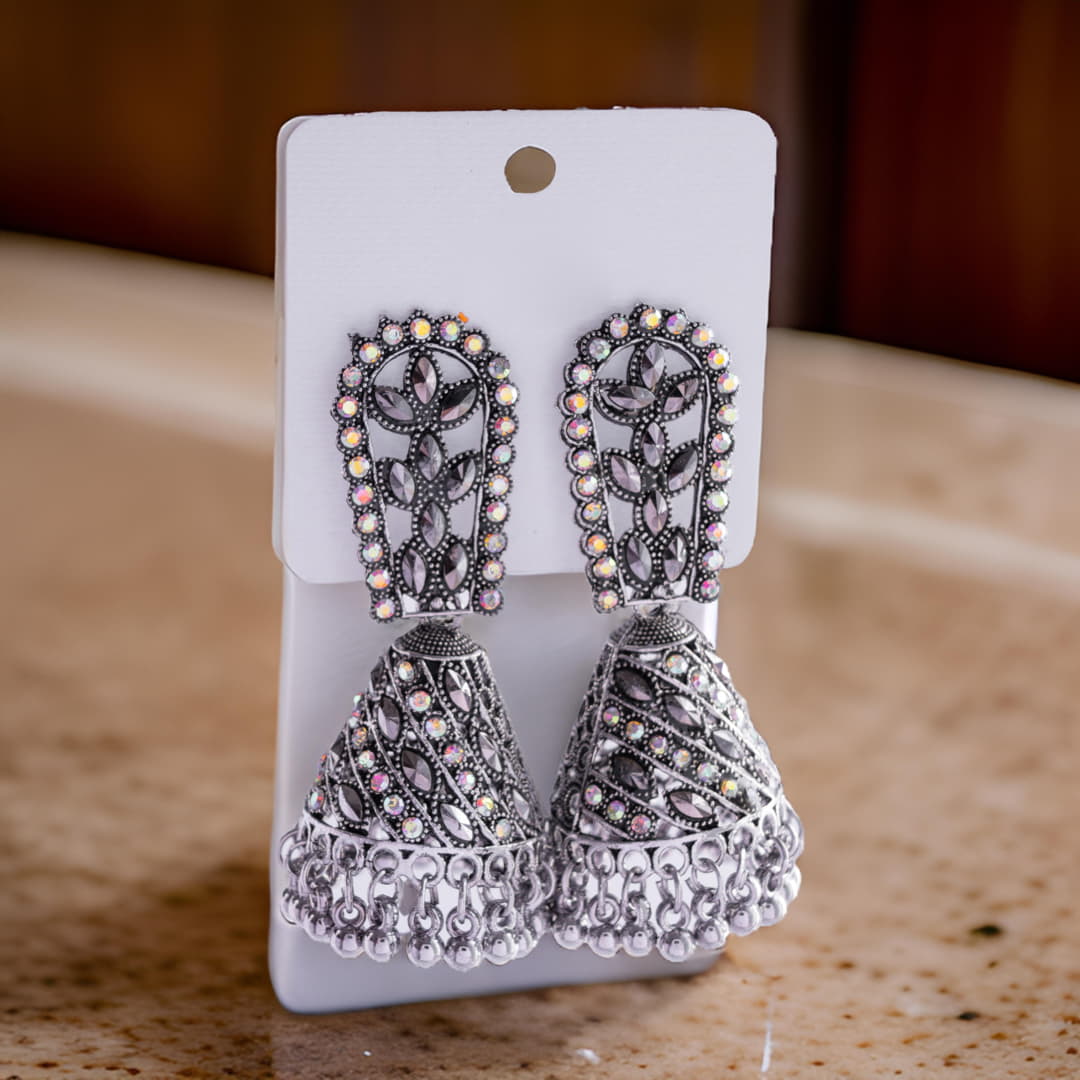 Elegant Arch Jhumka Earring