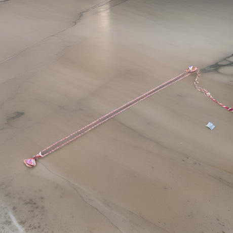 Rose Gold Space-Themed Chain Pendant