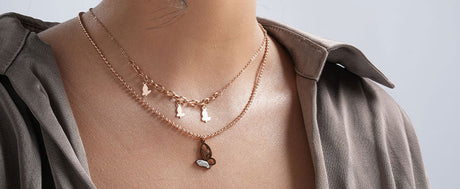 Gold and Pearl Necklaces