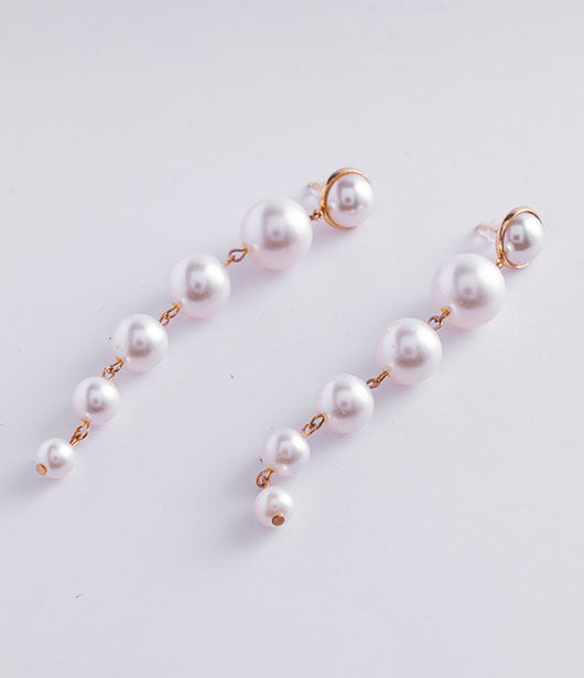 Elegant Pearl Drop Earrings