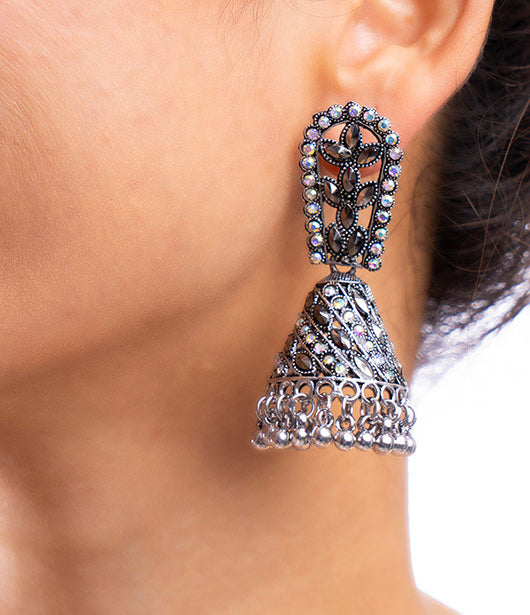 Elegant Arch Jhumka Earring