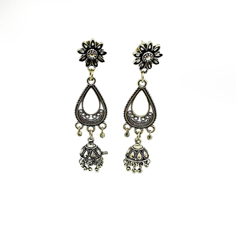 Antique Jhumka Drop Earrings