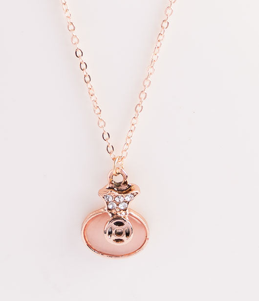 Dual-Layer Sleek Chain with Cat Pendant Necklace