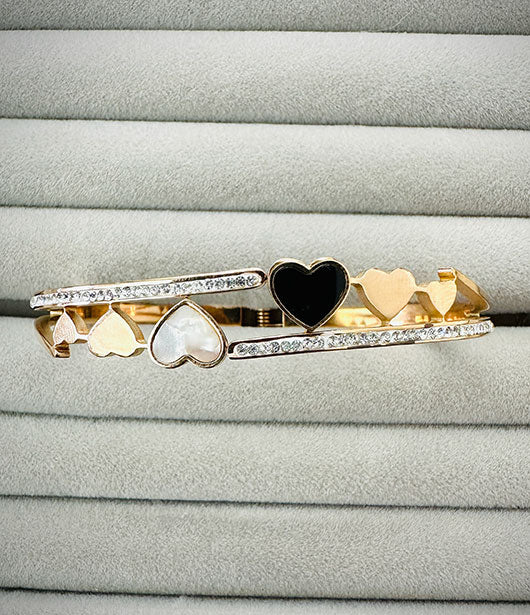 HeartGlam Bangle Bracelet