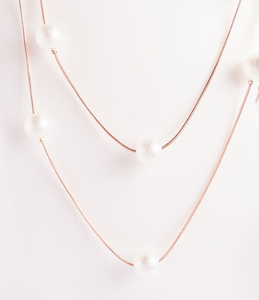 Minimalist Double-Layer Pearl Necklace