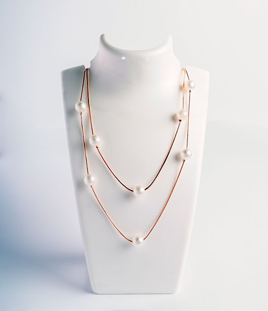 Minimalist Double-Layer Pearl Necklace