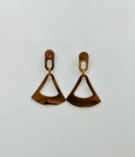 Triangular Drop Earrings