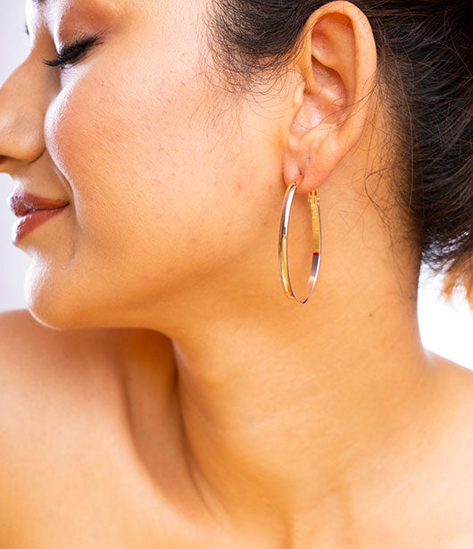 Classic Polished Hoop Earrings