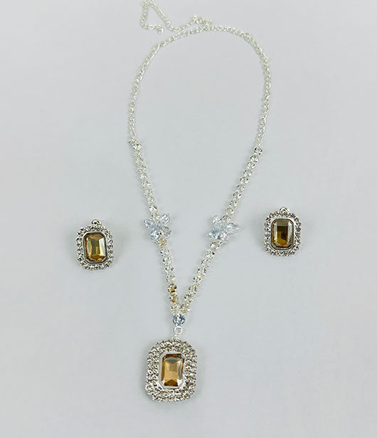 Regal Elegance Necklace and Earrings Set