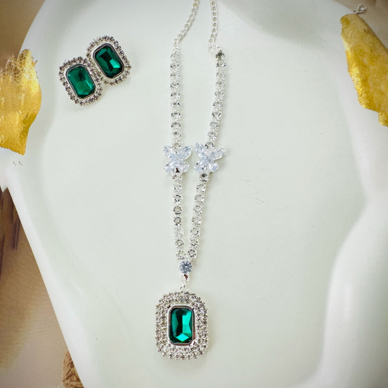 Regal Elegance Necklace and Earrings Set