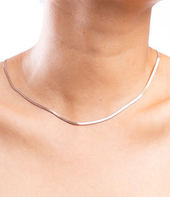 Silver Snake Chain Necklace