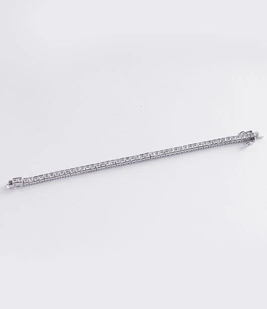 Sleek Crystal Tennis Bracelet