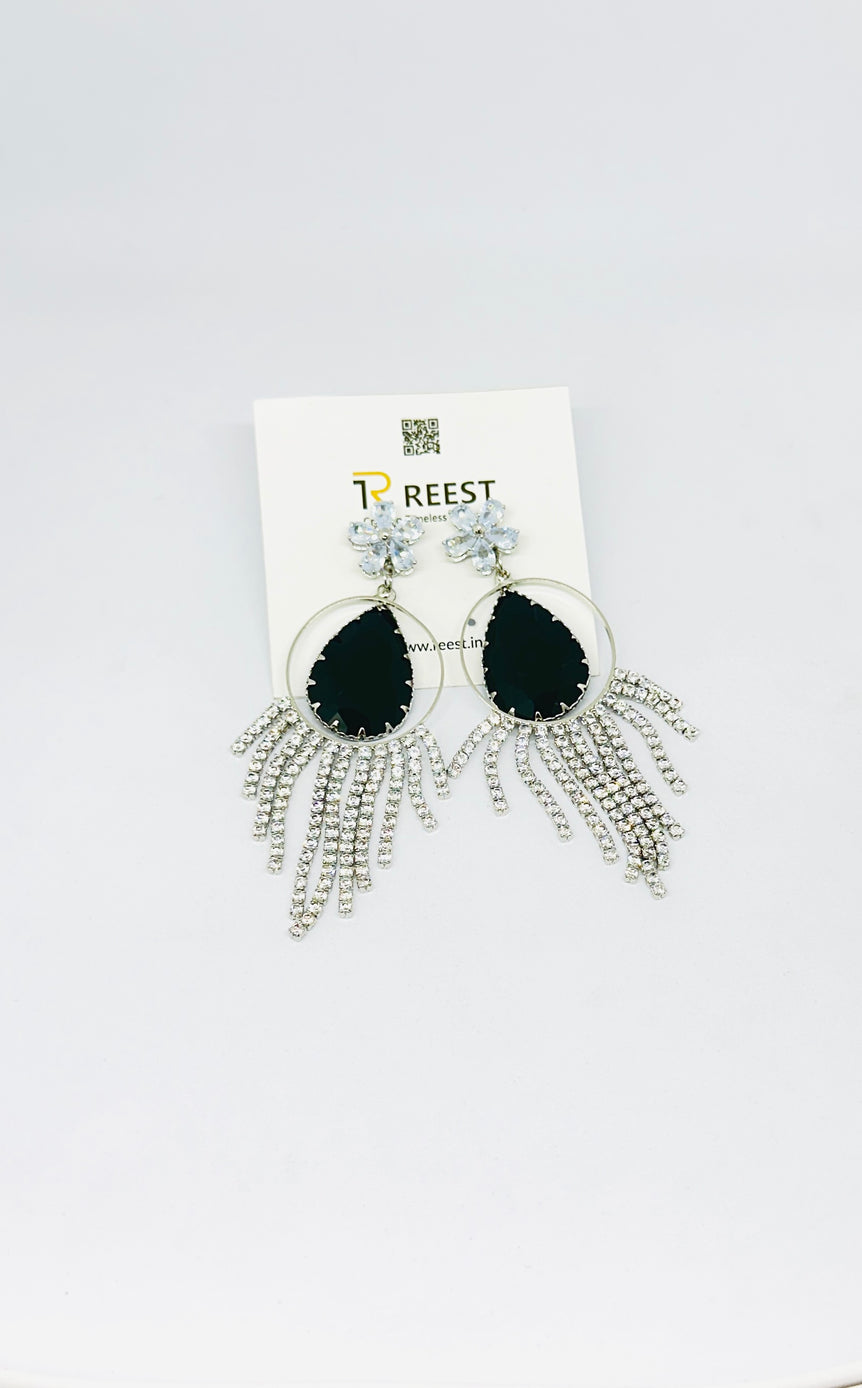 Elegant Crystal Fringe Earrings