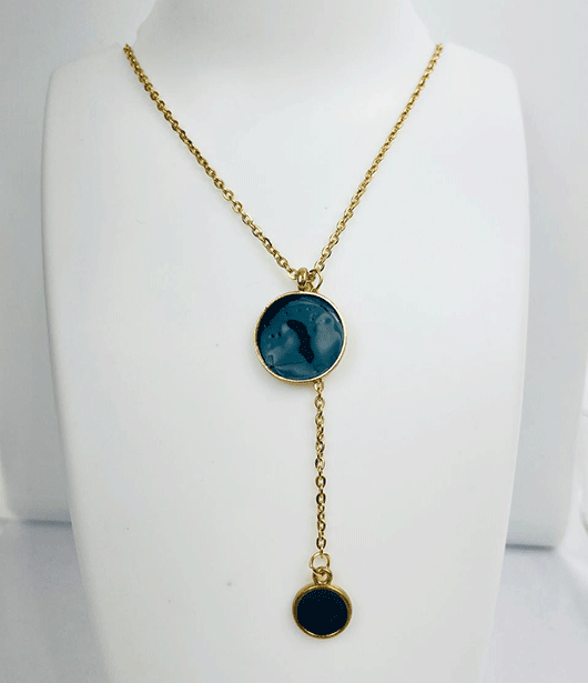 Double Pendant Y-Necklace