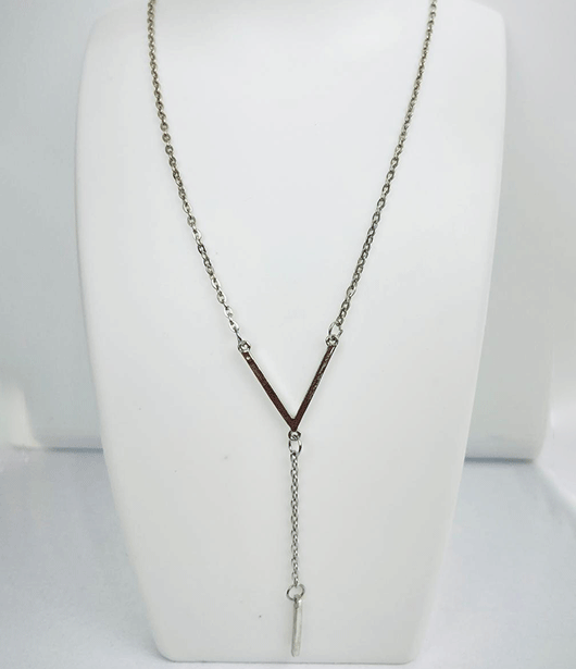 Minimalist Y-Shape Bar Necklace